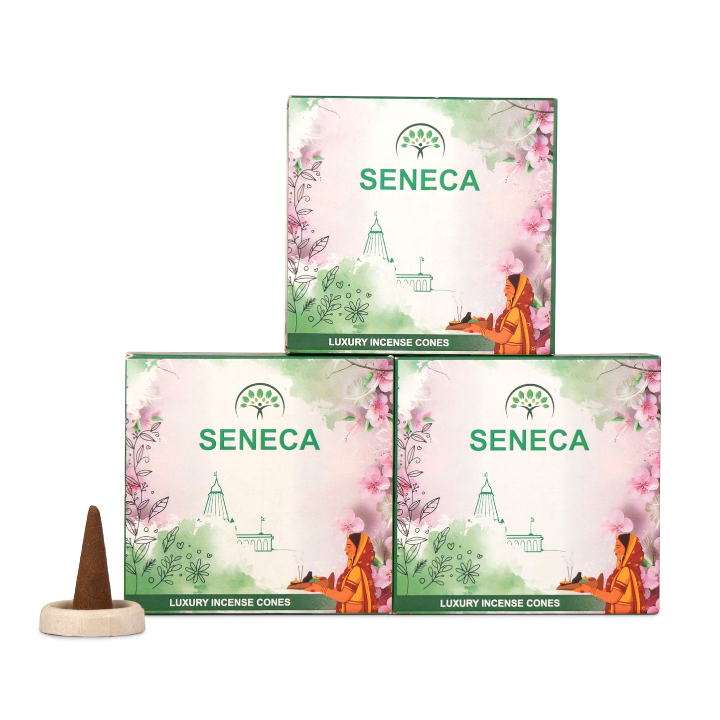 Incense Cones (Pack of 3) - Shazz Rose, Lavender & Mix Flower