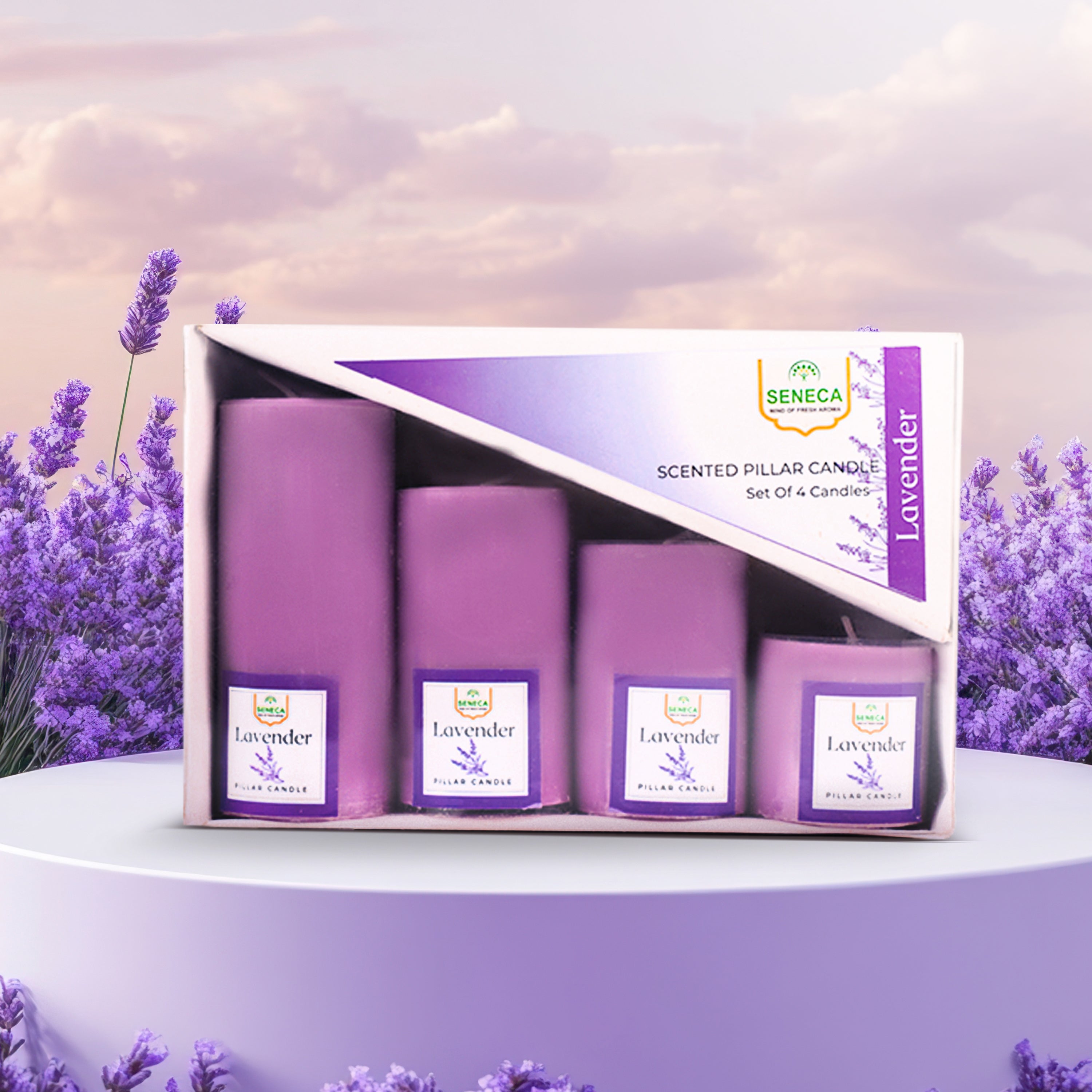 Pillar Candle Lavender