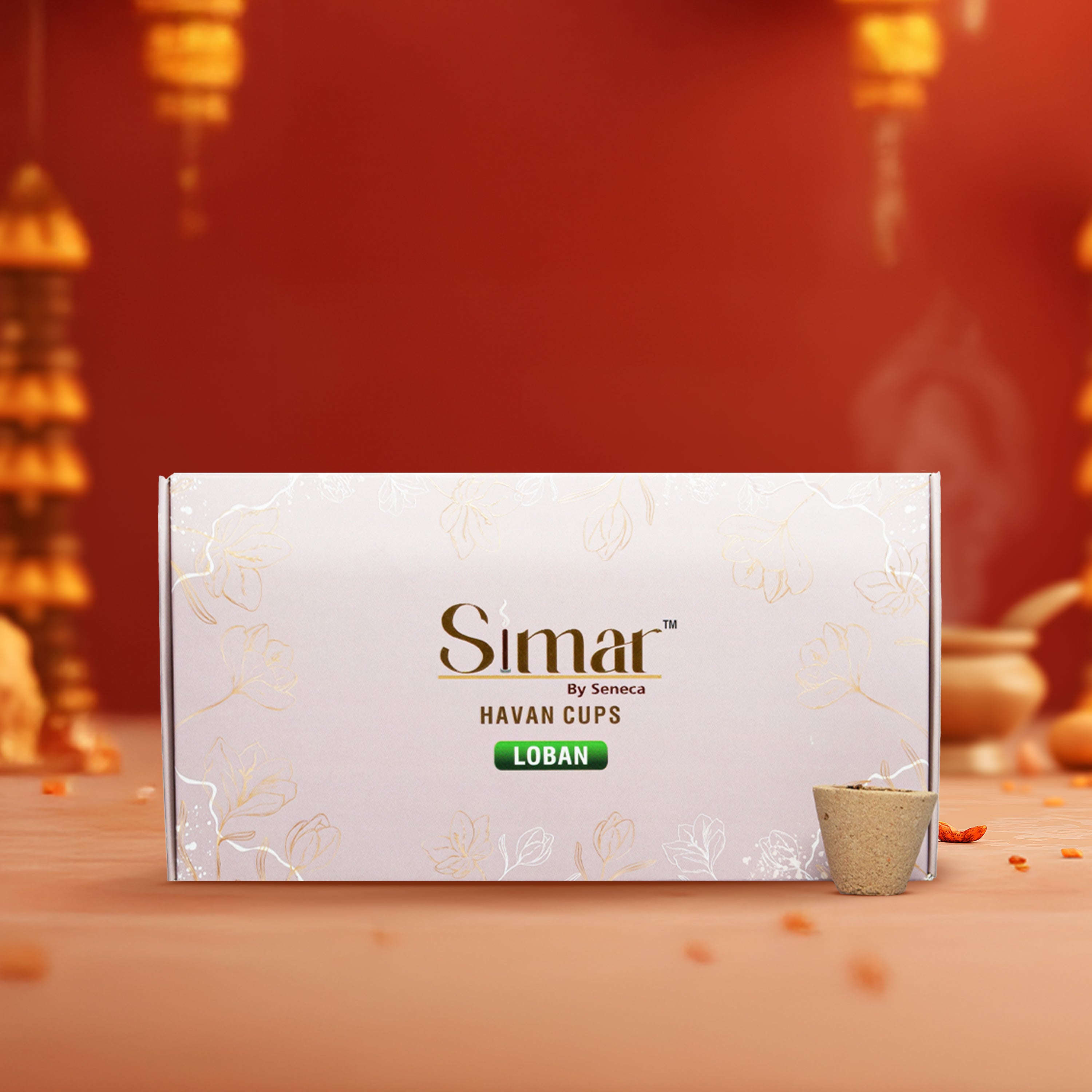 Simar Havan Cups Guggal & Loban Pack of 4