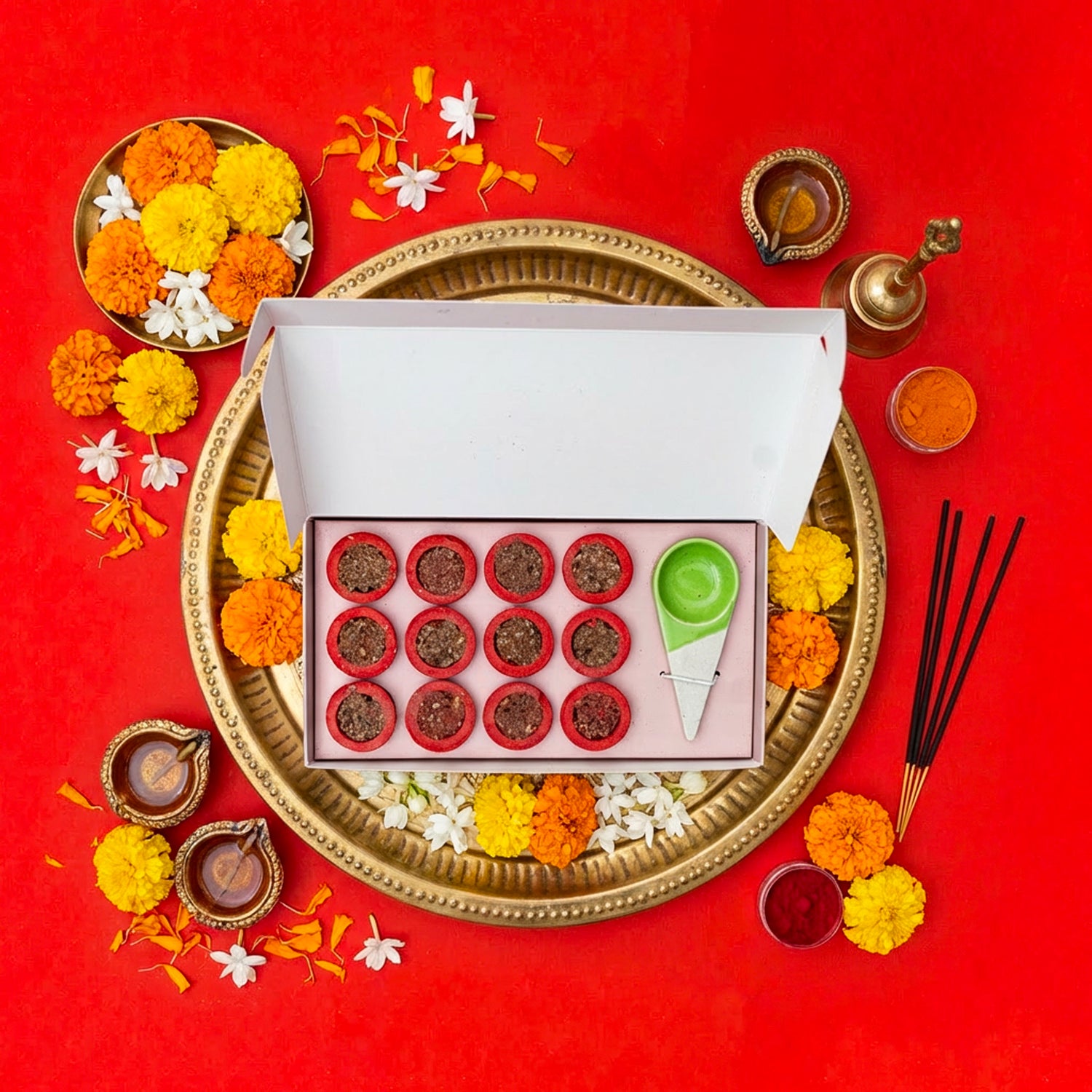 Simar Havan Cups Guggal &amp; Loban Pack of 4
