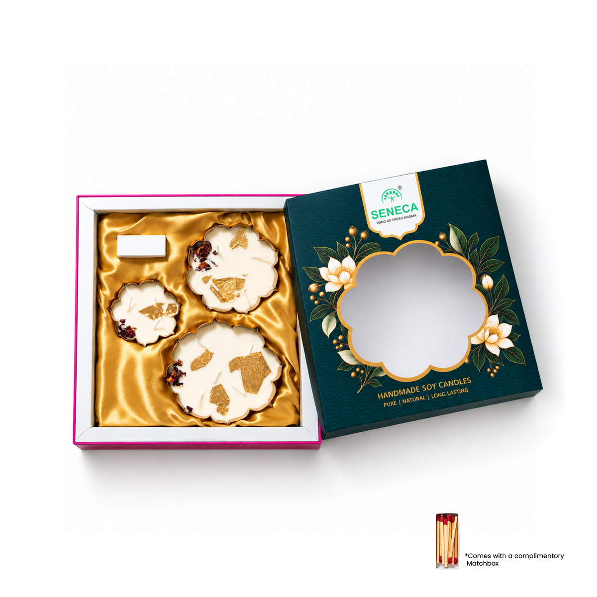 Floral Urli Candle Set of 3