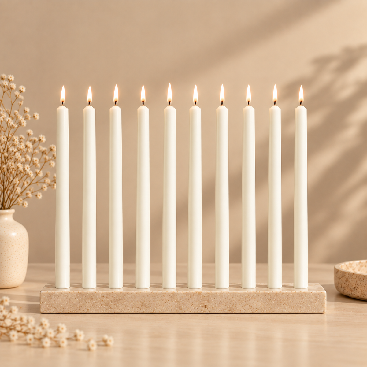 Classic Lumin Candles Plain / 5 Candles in a Box - Pack of 2