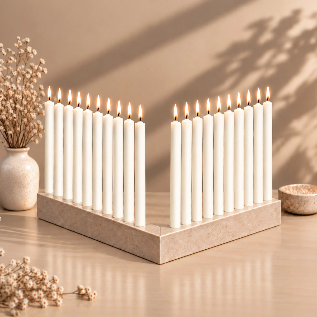 Classic Lumin Candles Plain / 5 Candles in a Box - Pack of 4