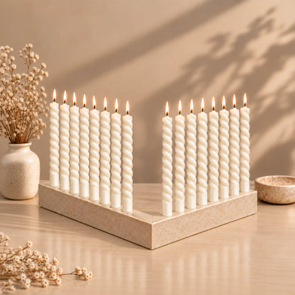 Classic Lumin Candles Spiral / 4 Candles in a Box - Pack of 4