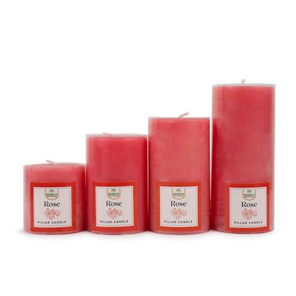 Pillar Candle Rose