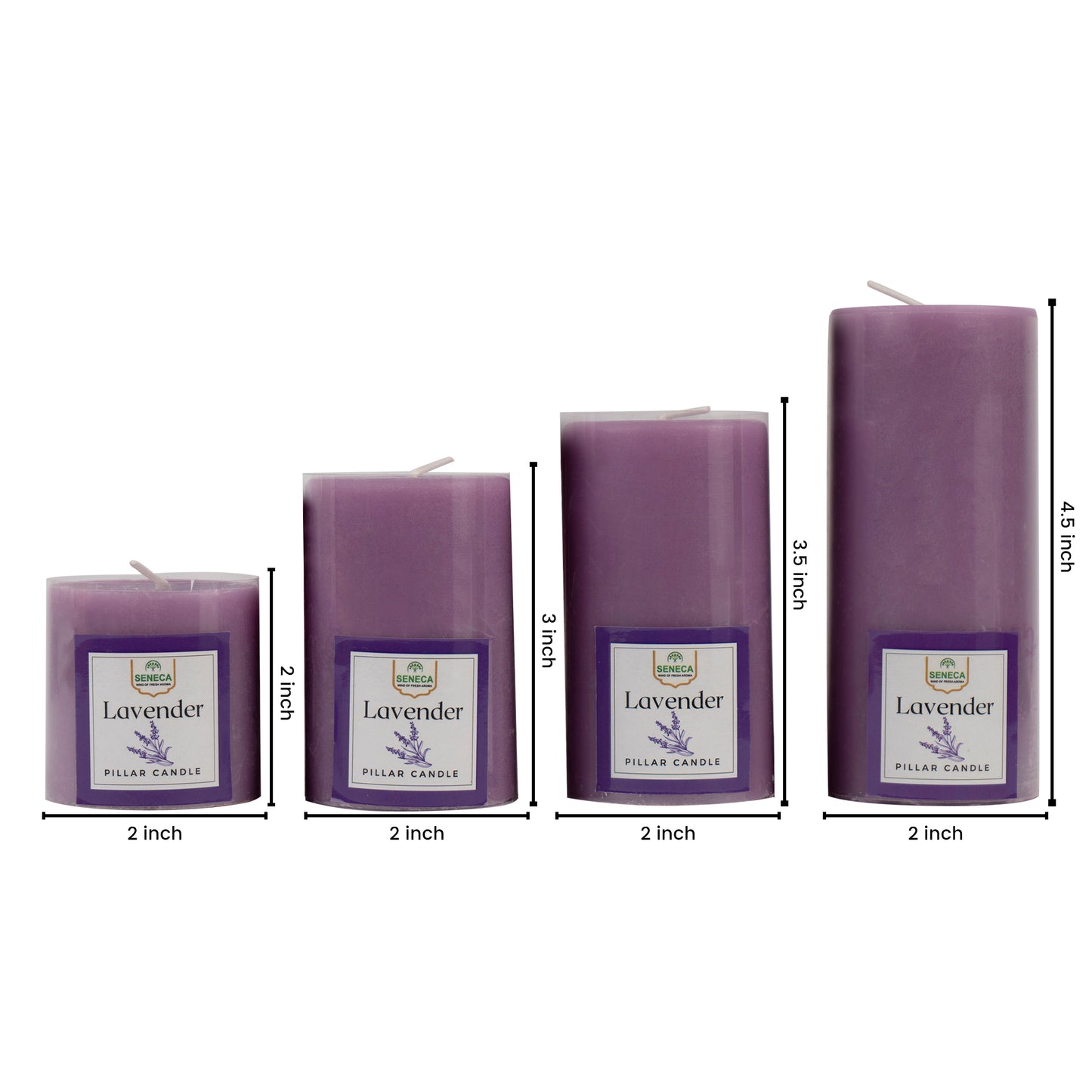 Pillar Candle Lavender