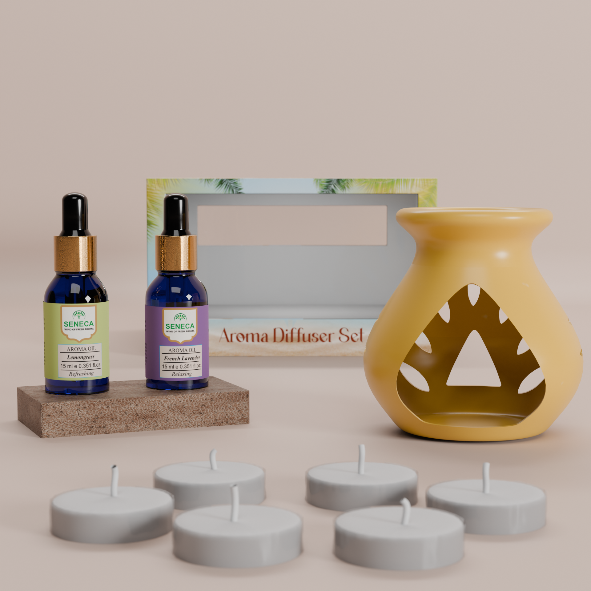 Aroma Diffuser Set - French Lavender &amp; Lemongrass