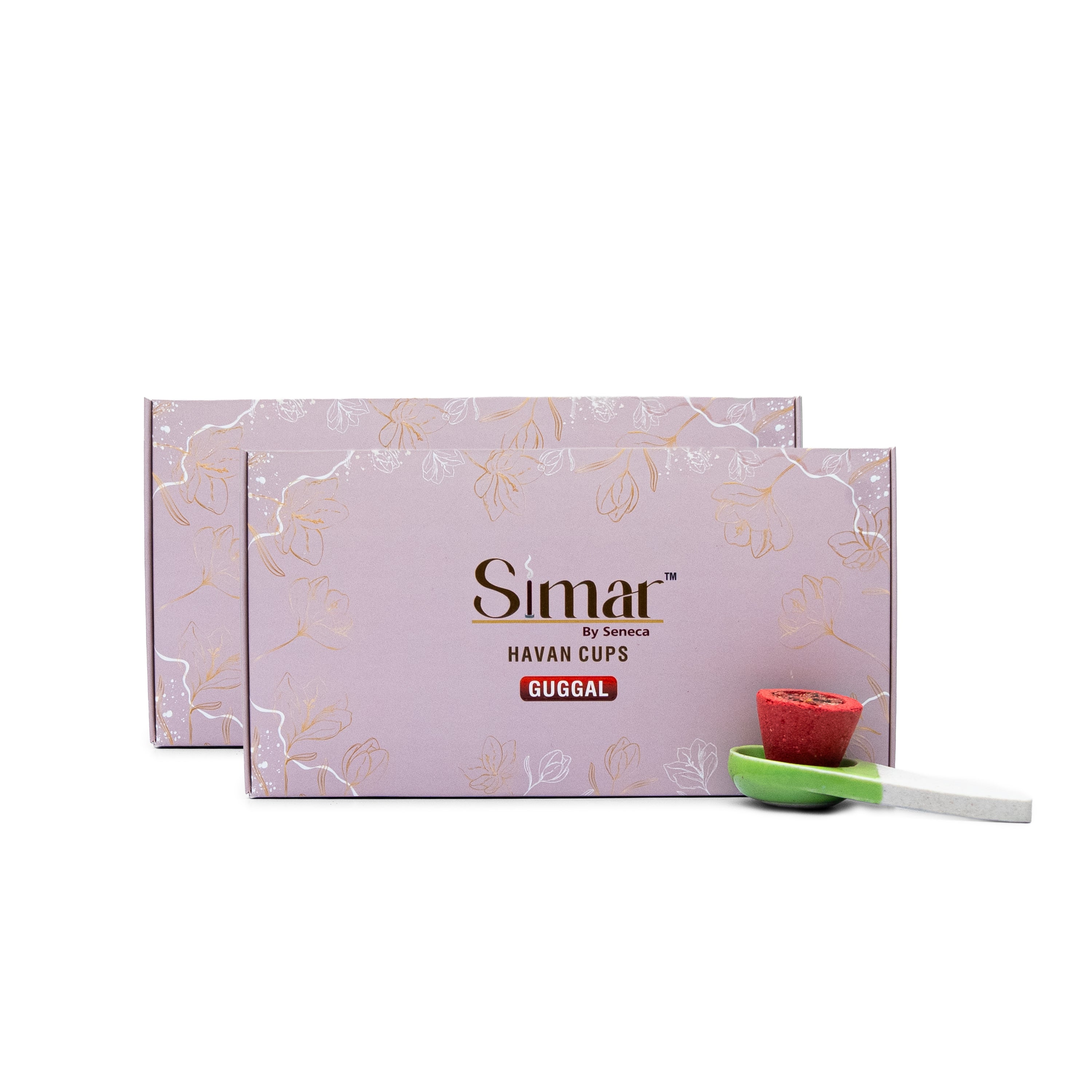 Simar Havan Cups Guggal &amp; Loban Pack of 2