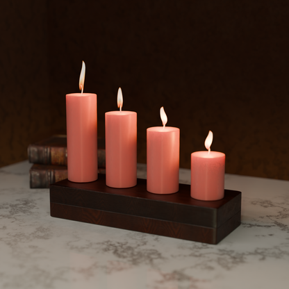 Pillar Candle Rose