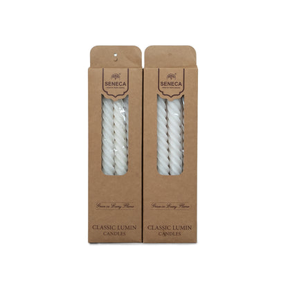 Classic Lumin Candles Spiral / 4 Candles in a Box - Pack of 2