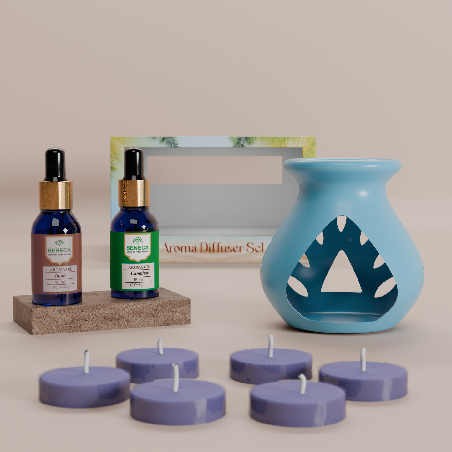 Aroma Diffuser Set - Oudh & Camphor