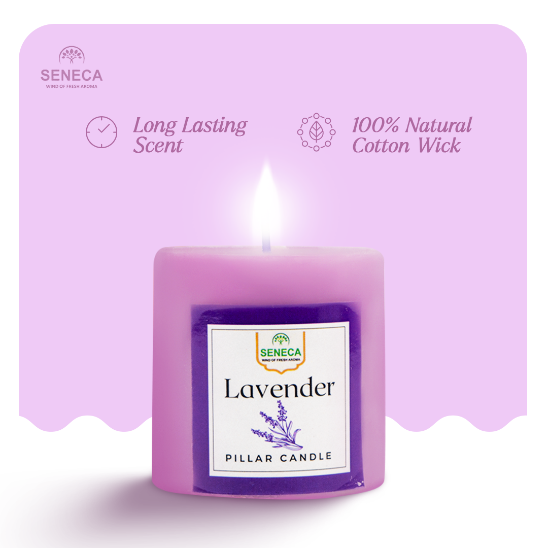 Pillar Candle Lavender