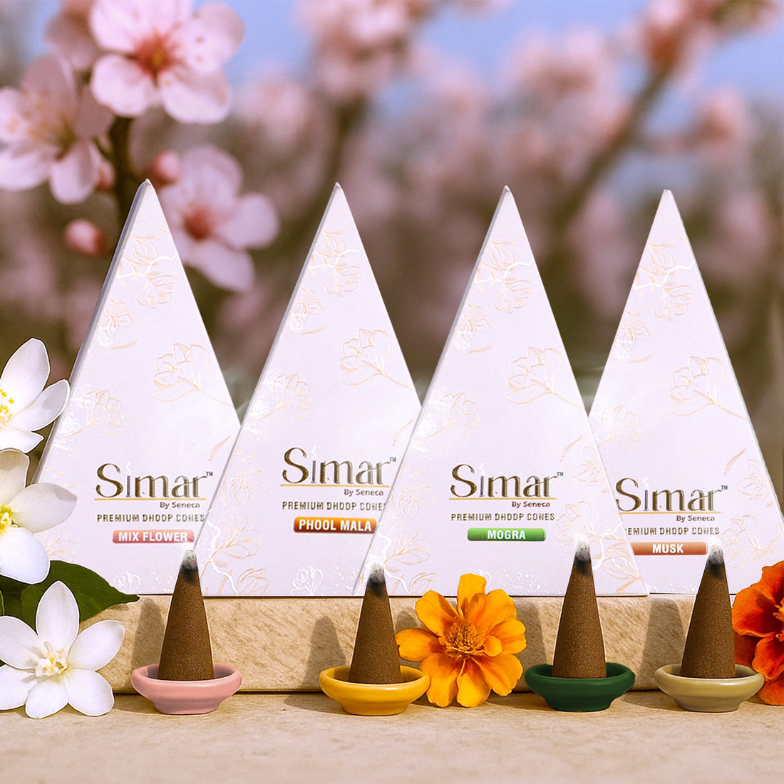 Simar Dhoop Cones Pack of 4