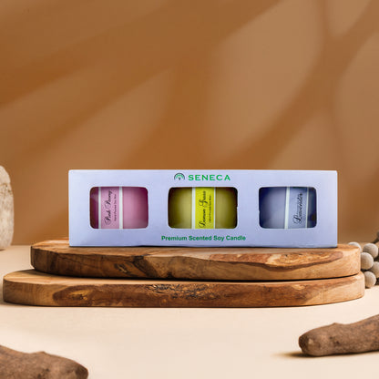 Scented Jar Candles (Pack of 3)