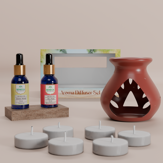 Aroma Diffuser Set - Rose Petals & Jasmine Melody