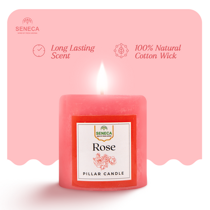 Pillar Candle Rose