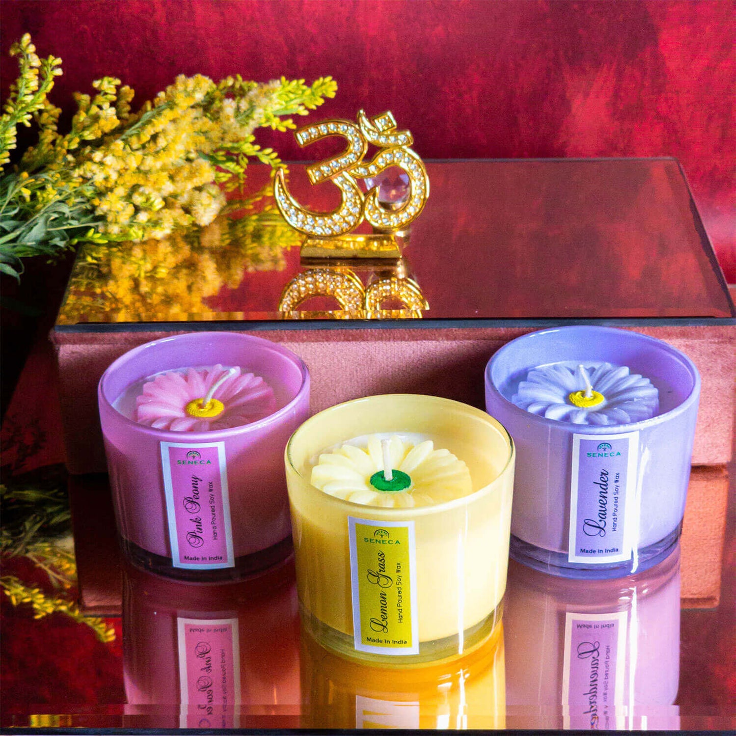 Scented Jar Candles (Pack of 3)