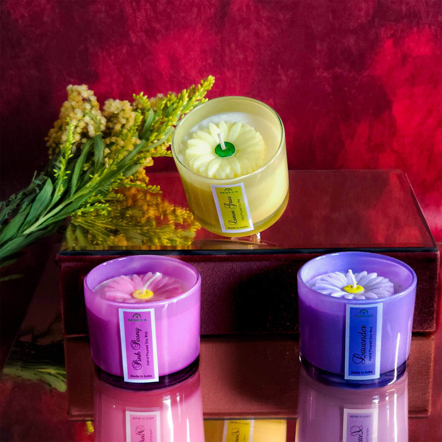 Scented Jar Candles (Pack of 3)